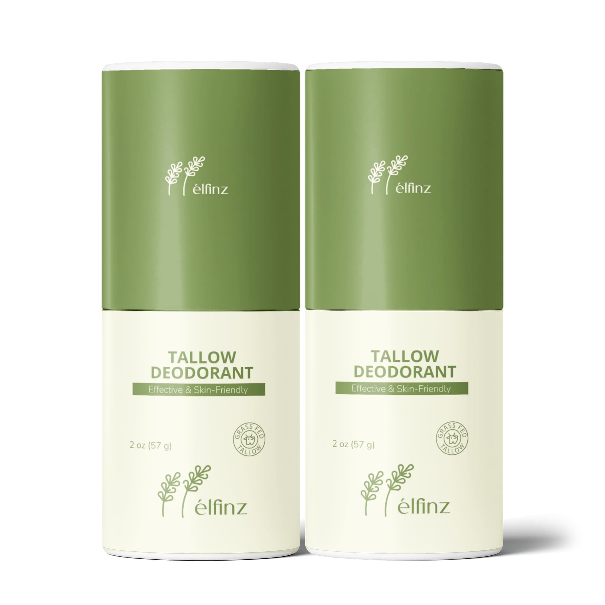 Natural Tallow Deodorant Stick Pack of 2