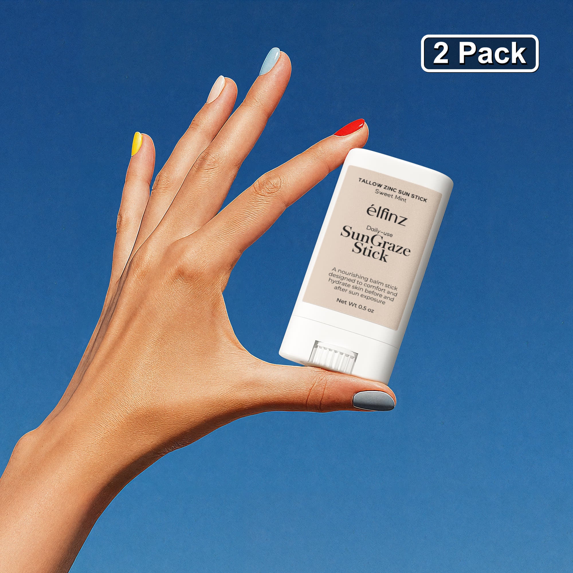 Tallow Zinc Sun Stick Pack of 2