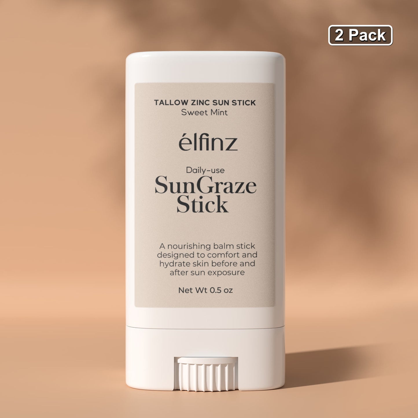 Tallow Zinc Sun Stick Pack of 2