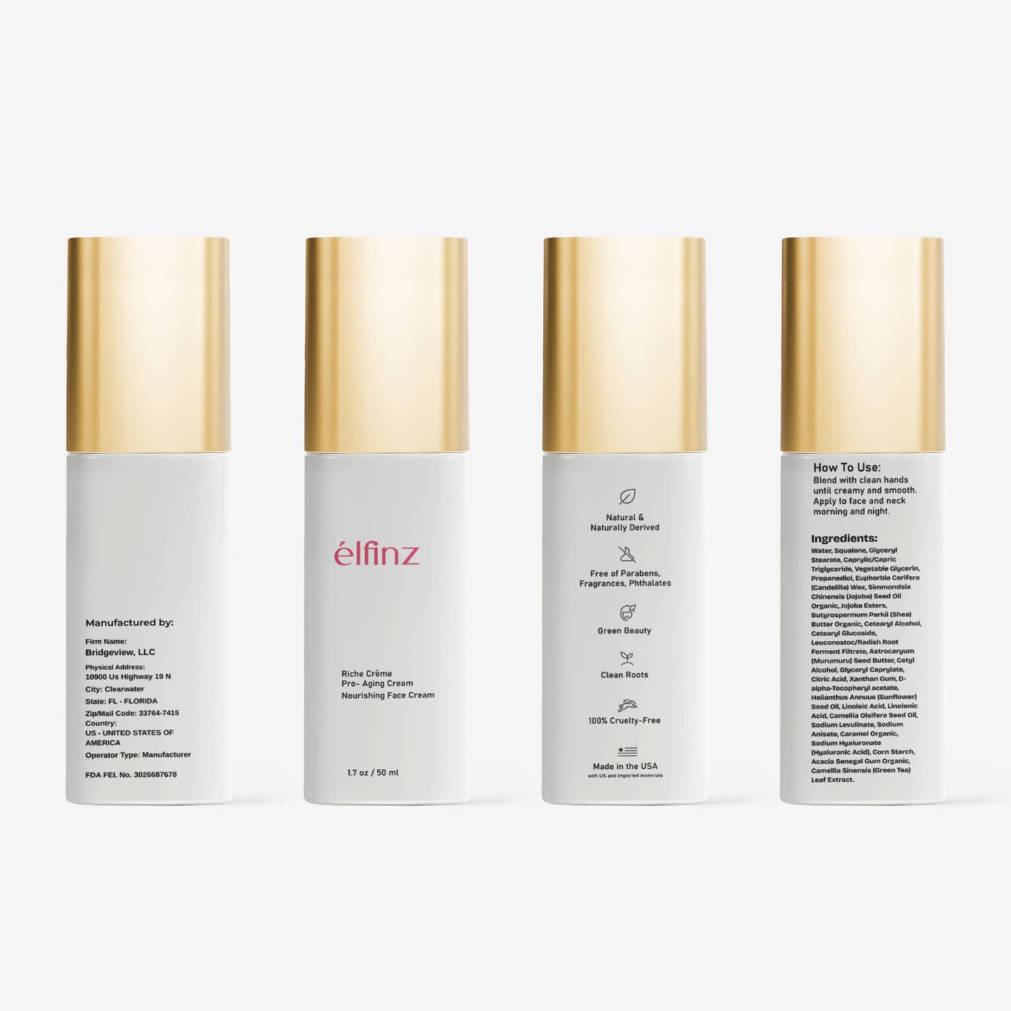 Pro-Aging Nourishing Face Cream Gold Cap