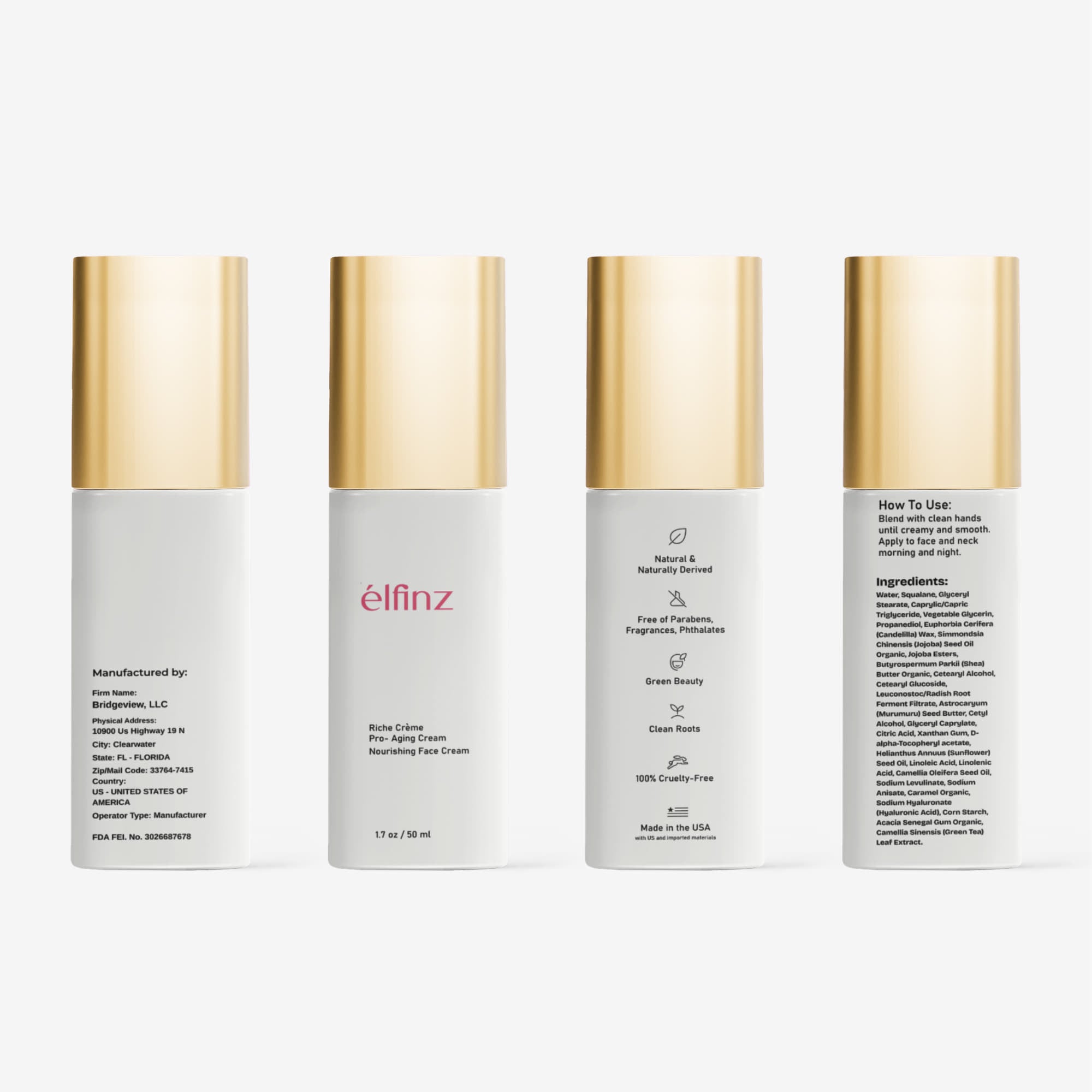 Pro-Aging Nourishing Face Cream Gold Cap