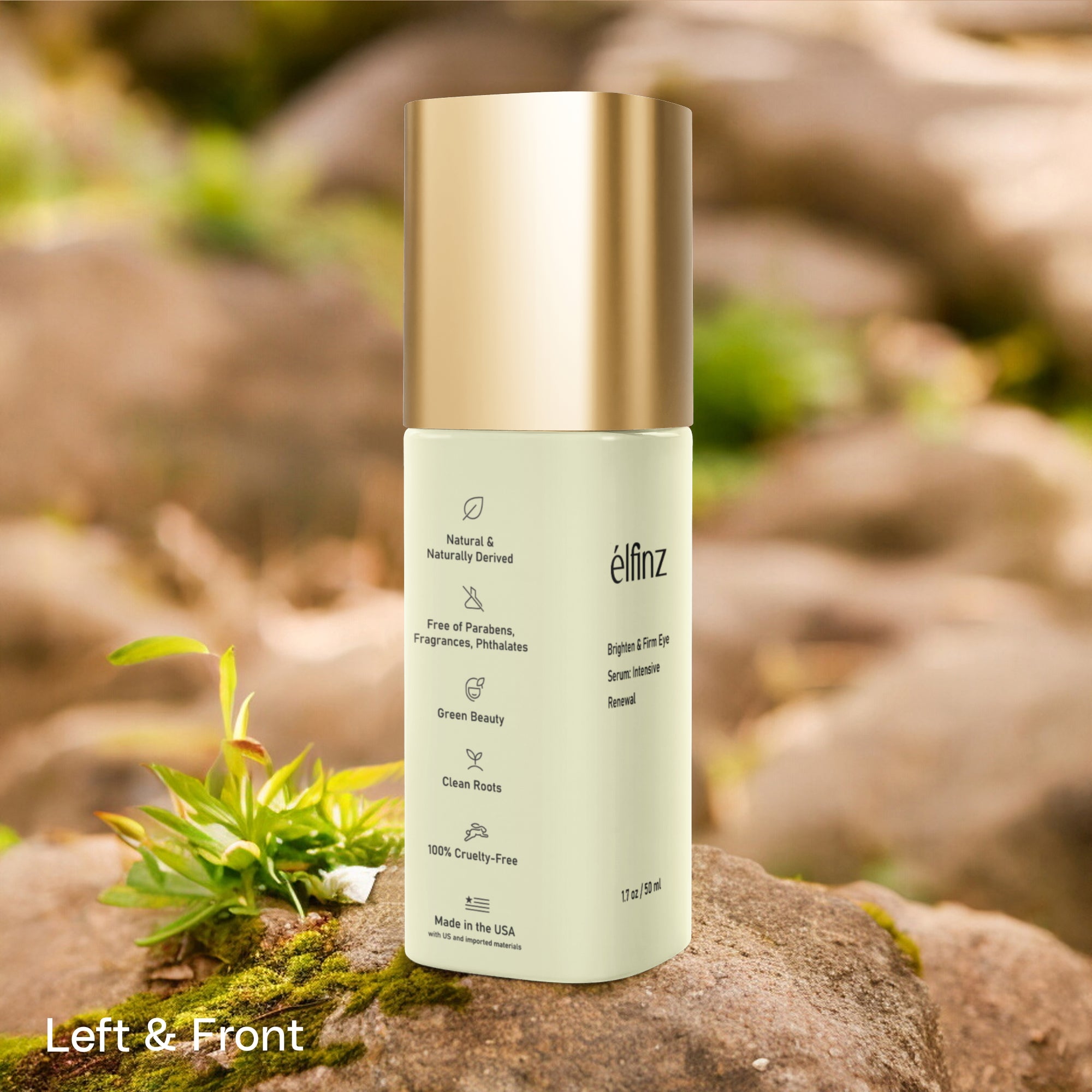 Brighten+Firm Eye Serum: Intensive Renewal Gold Cap