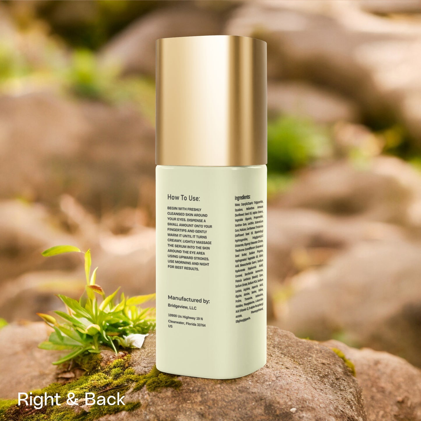 Brighten+Firm Eye Serum: Intensive Renewal Gold Cap