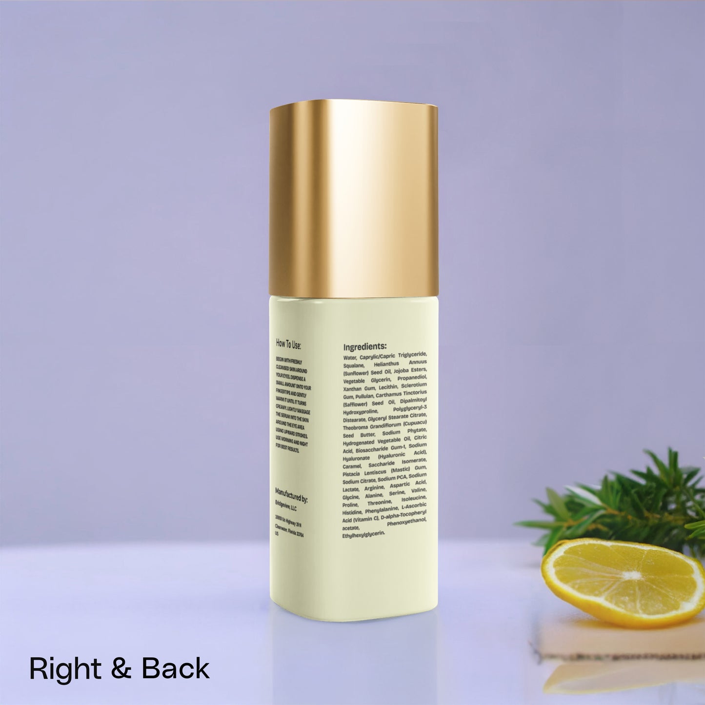 Brighten+Firm Eye Serum: Intensive Renewal Gold Cap