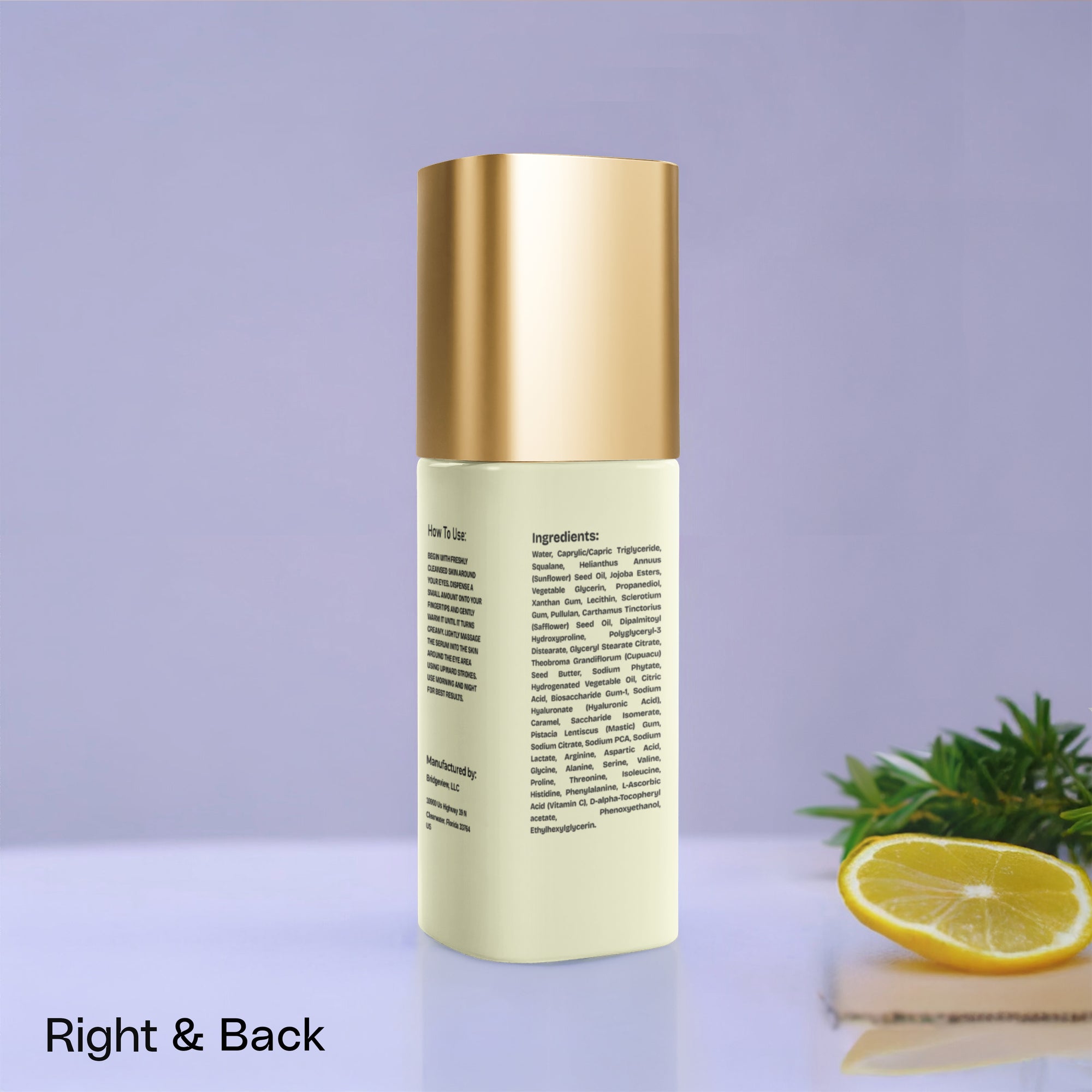 Brighten+Firm Eye Serum: Intensive Renewal Gold Cap