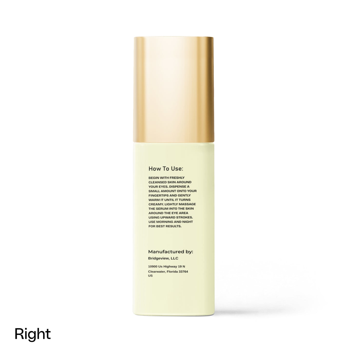 Brighten+Firm Eye Serum: Intensive Renewal Gold Cap