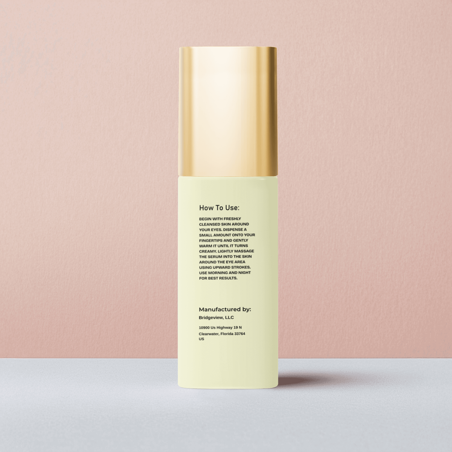 Brighten+Firm Eye Serum: Intensive Renewal Gold Cap