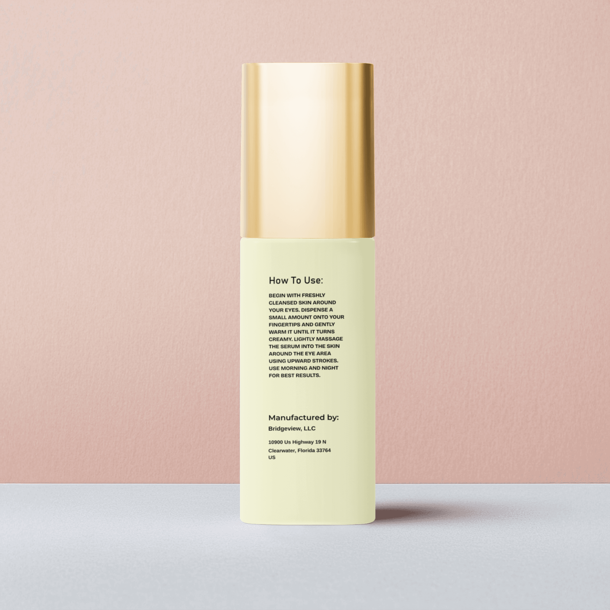 Brighten+Firm Eye Serum: Intensive Renewal Gold Cap