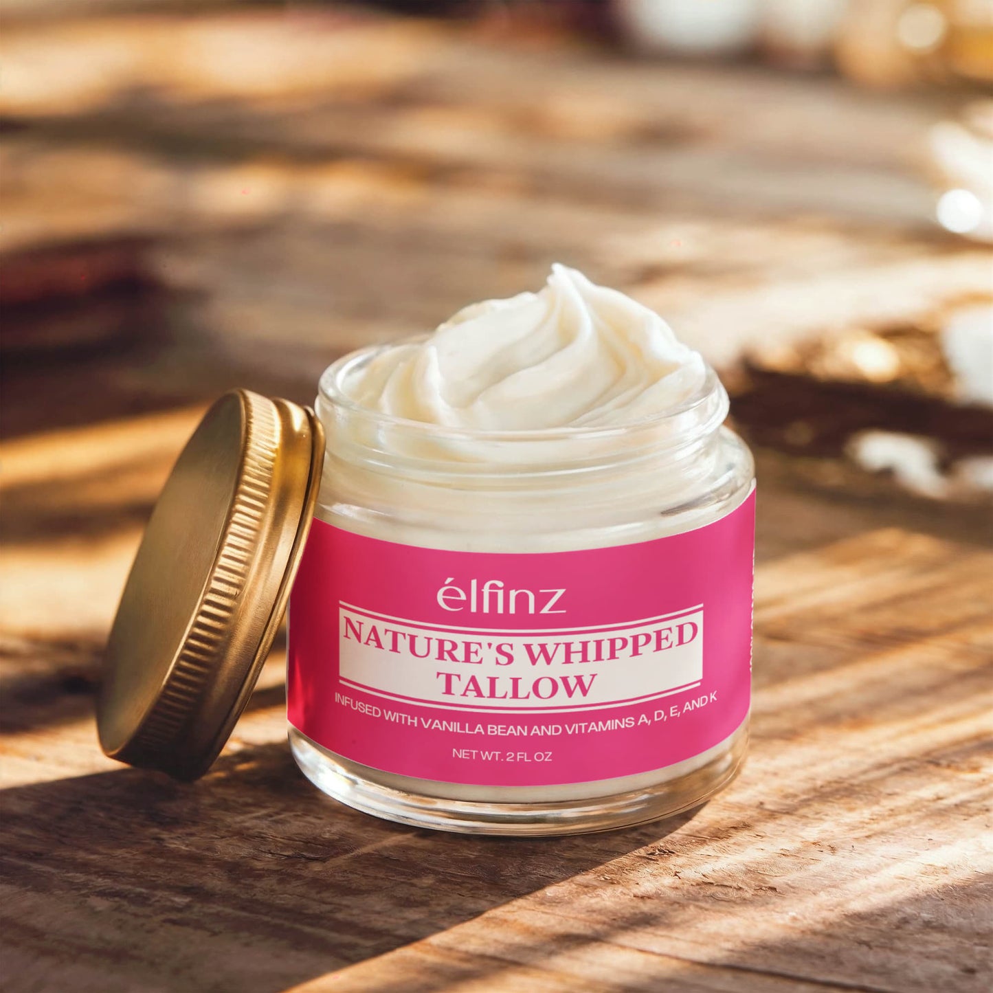 Whipped Grass-Fed Tallow Balm with Vanilla Bean