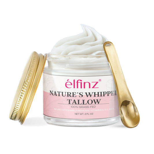 Whipped Grass-Fed Tallow Balm with Vanilla Bean