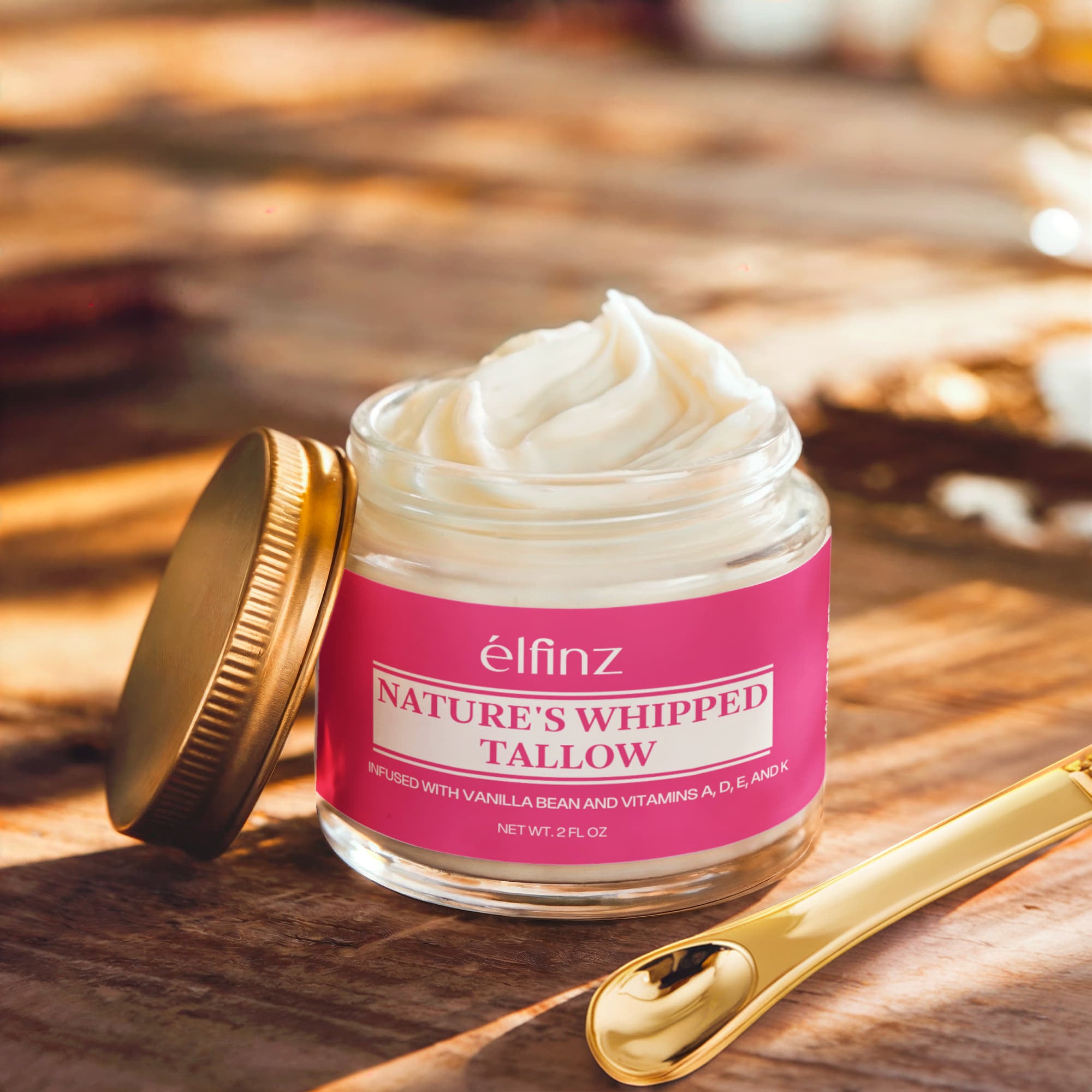 Whipped Grass-Fed Tallow Balm with Vanilla Bean